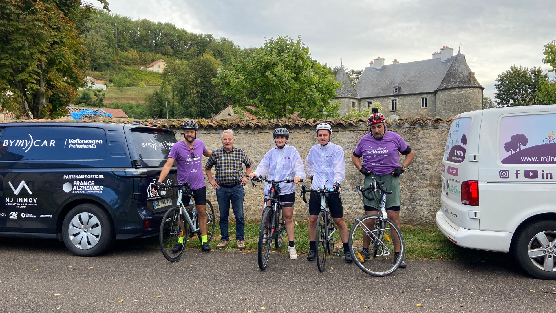 Cycliste Vélinnov MJ INNOV Château de Vivey