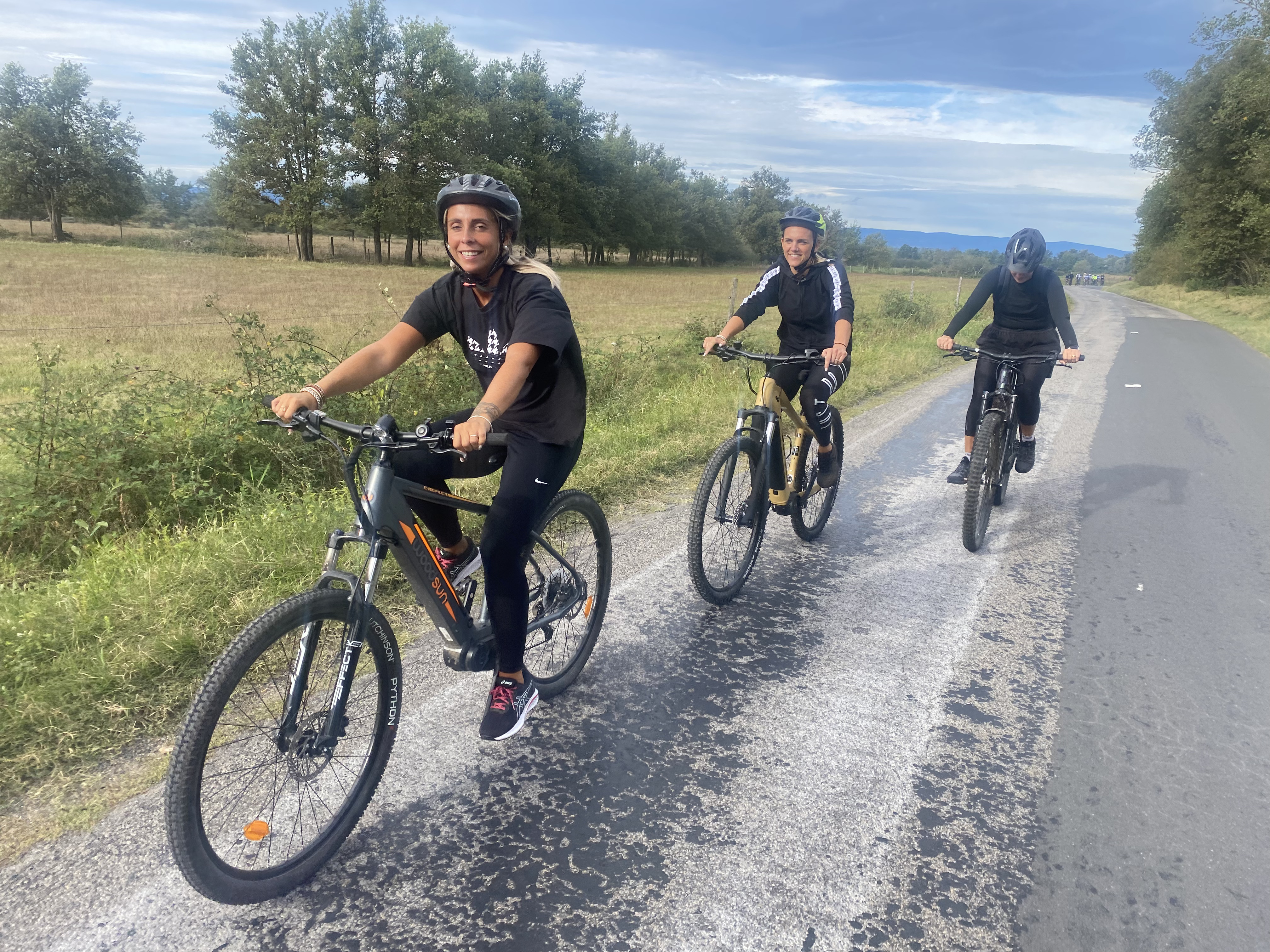 Les cyclistes du Vélinnov